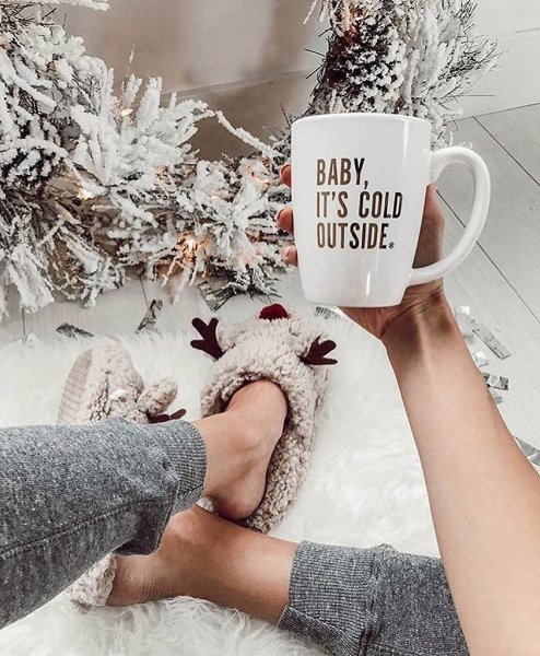 Новогодняя Кружка в руке