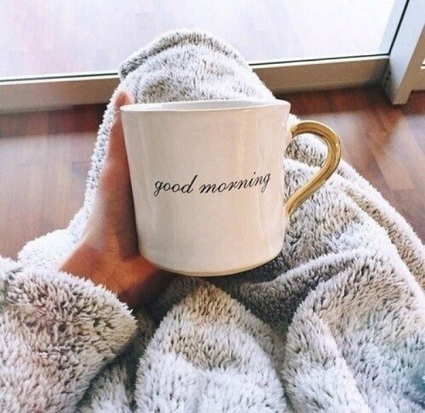 Доброе зимнее утро с кофе