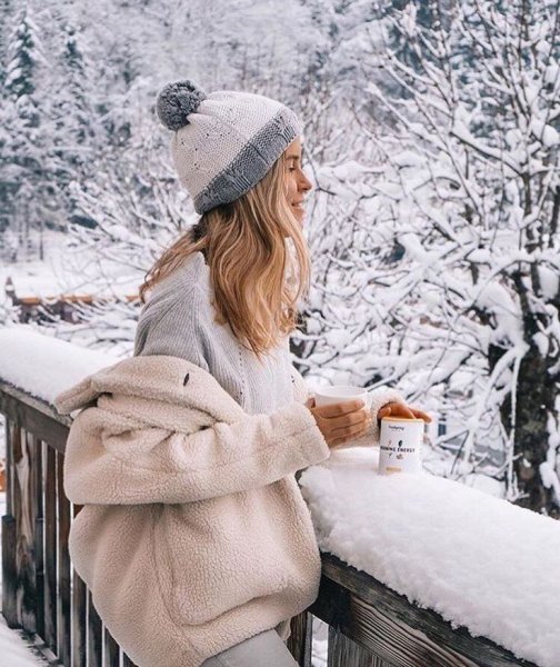 Фотосессия на снегу