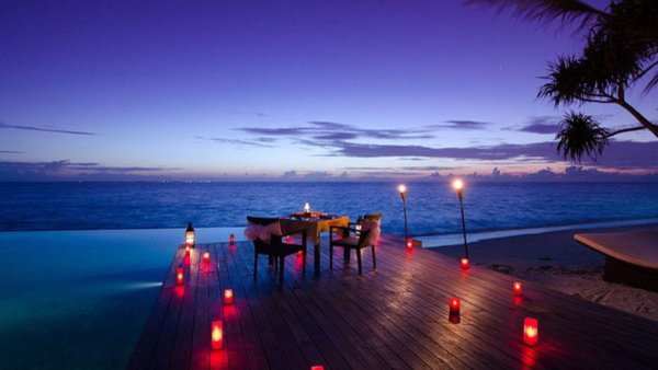 Вечер на берегу моря