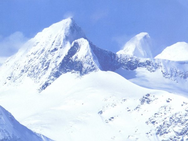 Высокогорный ледник Евразии