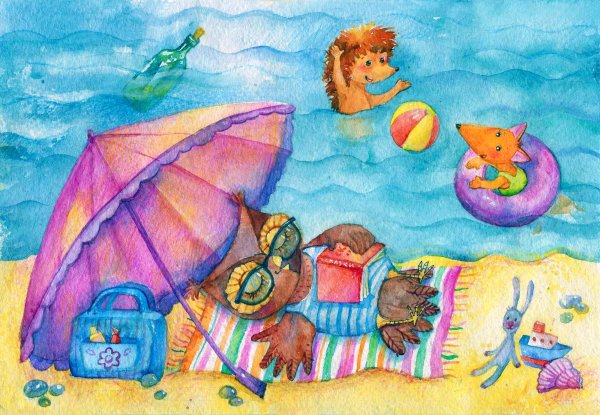 Нина Ежик иллюстрации