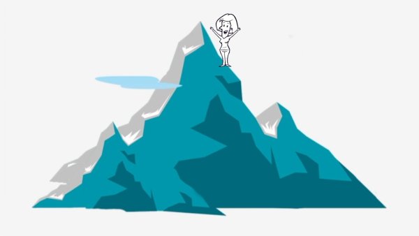 Горы мультяшно