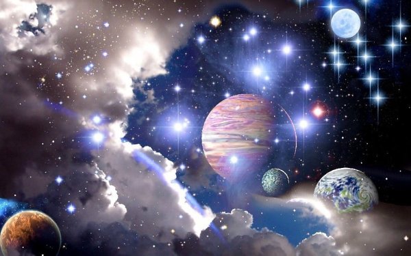 Космос звезды планеты