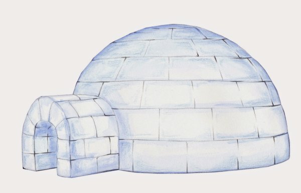 Иглу жилище эскимосов для детей