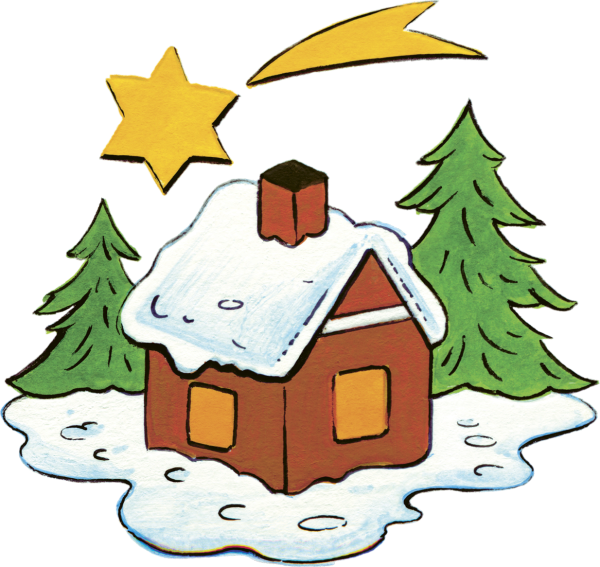 Зимний домик для детей