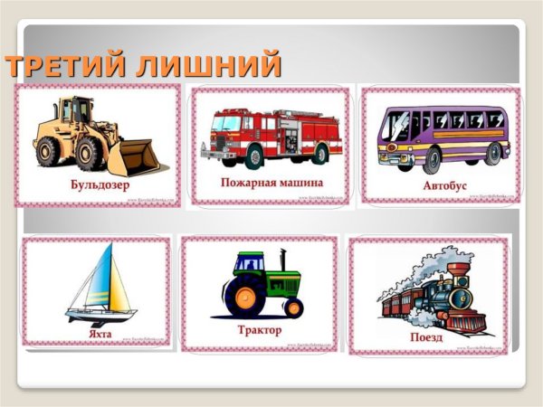 Виды транспорта