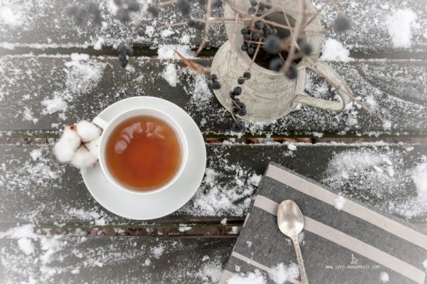 Утренний чай зима