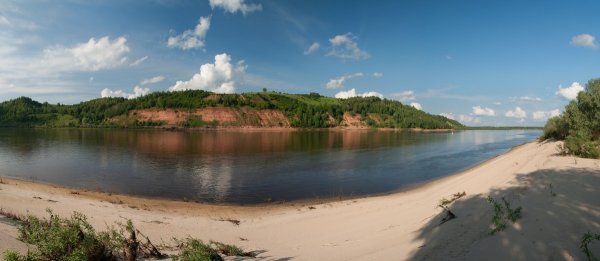 Берег реки Оки Павлово