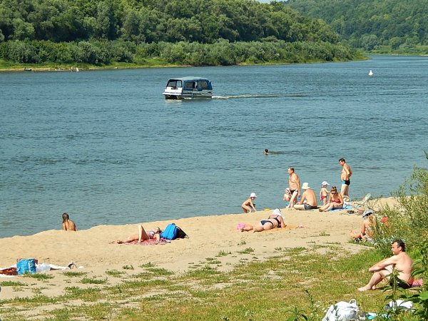 Поленово Ока пляж