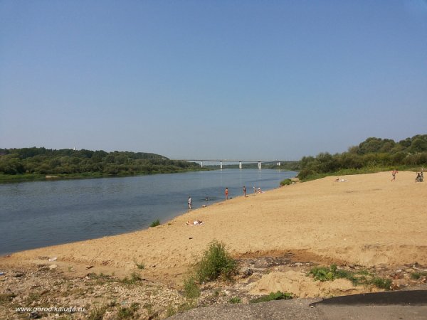 Серпухов река Ока пляж