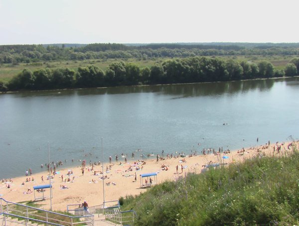 Павленское озеро Серпухов пляж