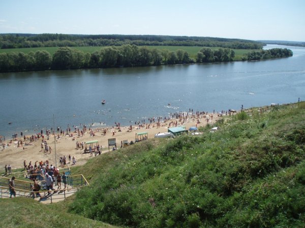 Пляж Колычево Коломна