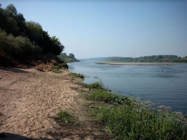 Серпухов река Ока пляж