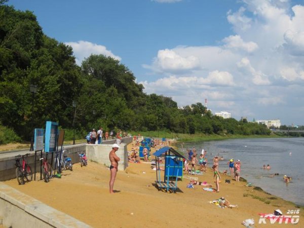 Пляж в Орле на Оке