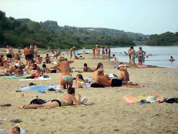 Пляж на Оке