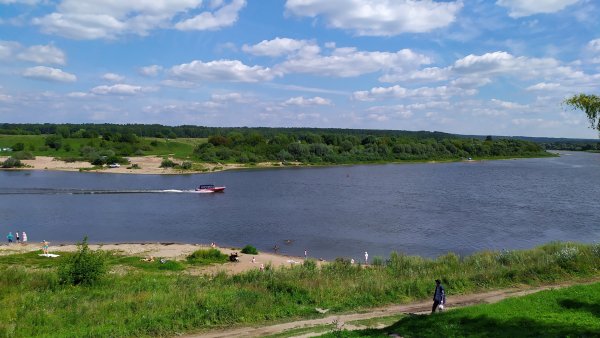 Река Ока Калужская область пляж