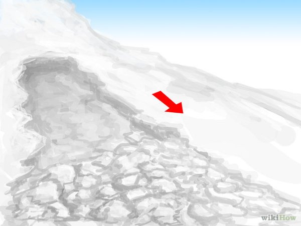 Сход лавины для детей