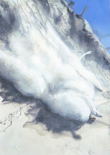 Картина Снежная лавина