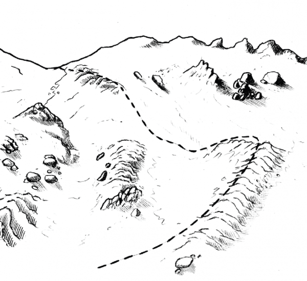 Снежная лавина раскраска