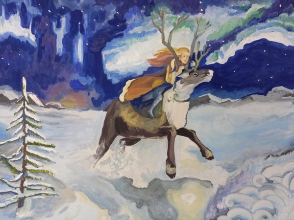 Иллюстрация к сказке Снежная Королева