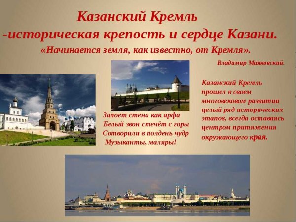 Казань Кремль краткая история