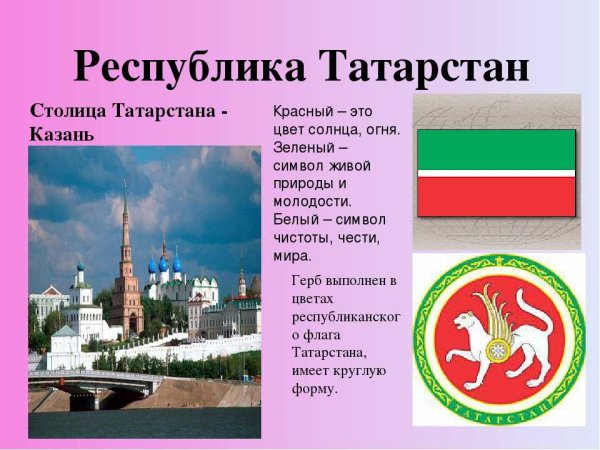 Казань столица Республики Татарстан
