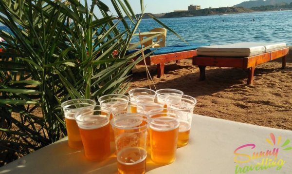 Пиво на пляже