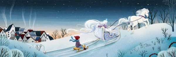 Снежная Королева в санях