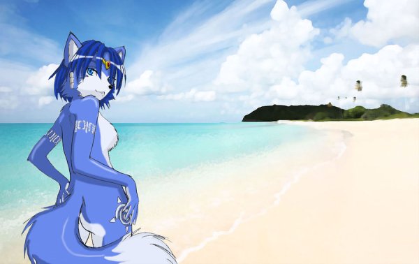 Фурри купаются