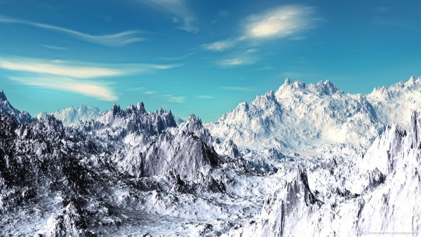 Снежные горы