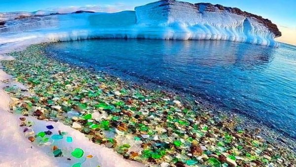 Пляж бухты стеклянная, Владивосток