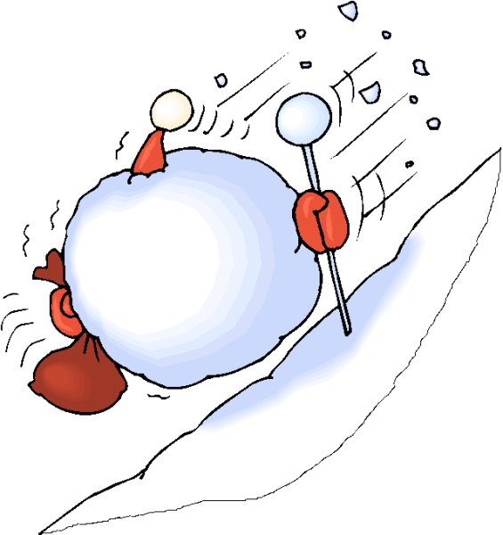 Зимняя анимация на прозрачном фоне