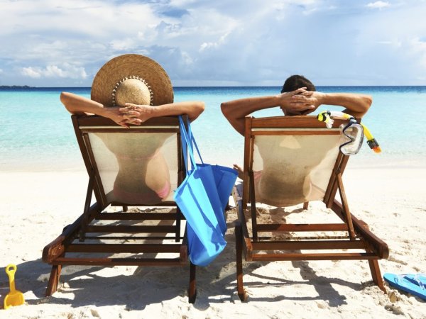 Люди на пляже