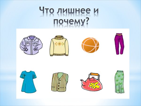 Предметы одежды