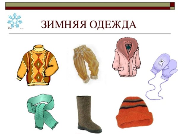 Зимняя одежда для дошкольников