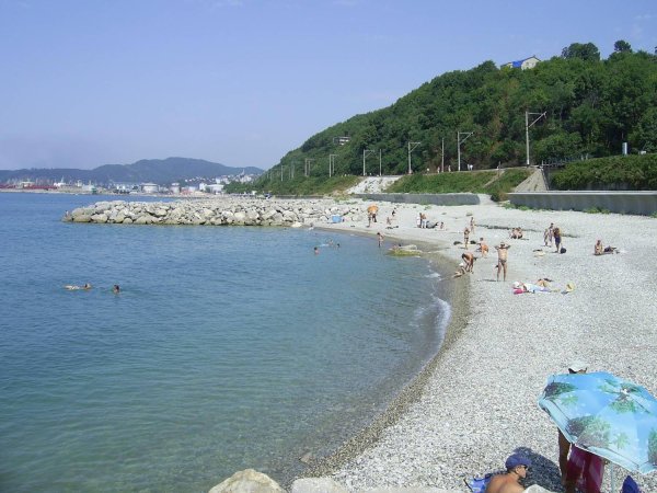 Центральный пляж Туапсе