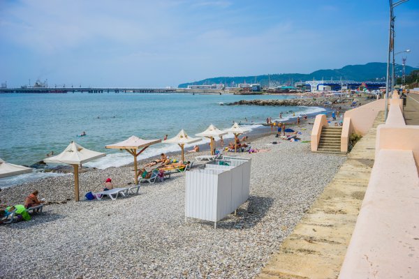 Центральный пляж Туапсе