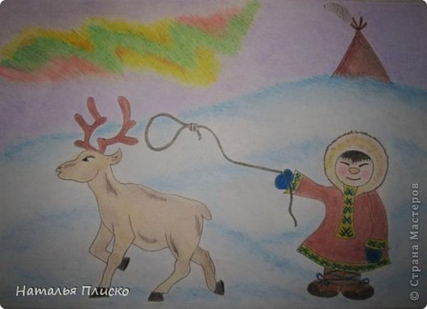 Тундра рисунок
