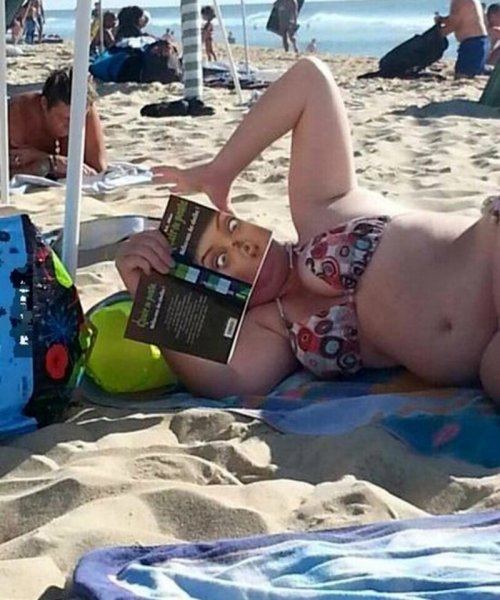 Приколы на пляже