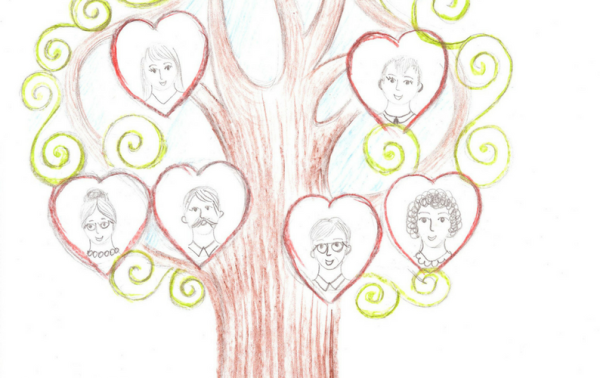 Рисунок генеалогического дерева моей семьи