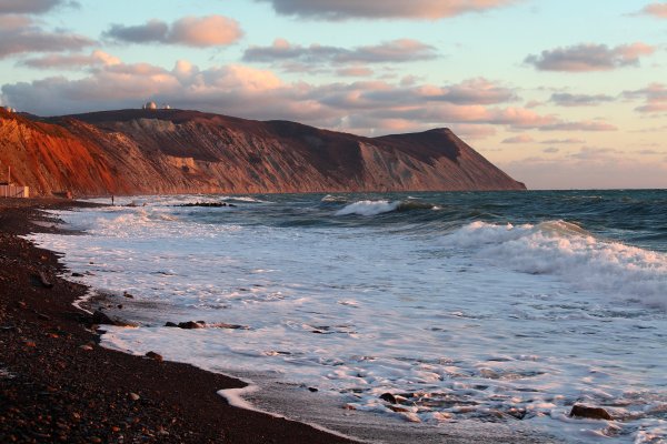 Пляж высокий берег Анапа