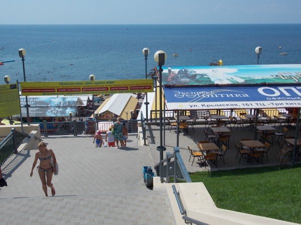 Пляж Анапы пляж высокий берег