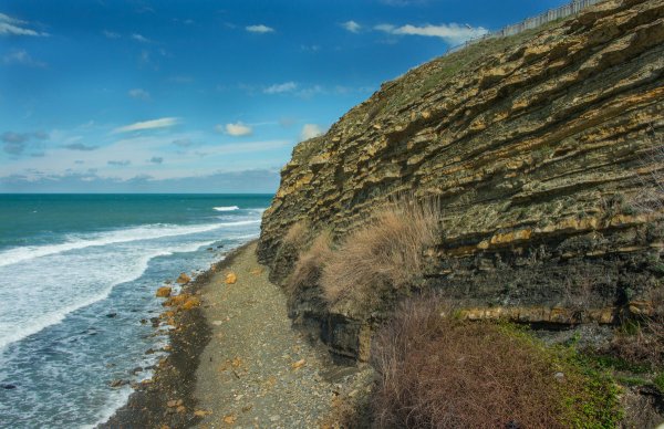 Море Анапа высокий берег
