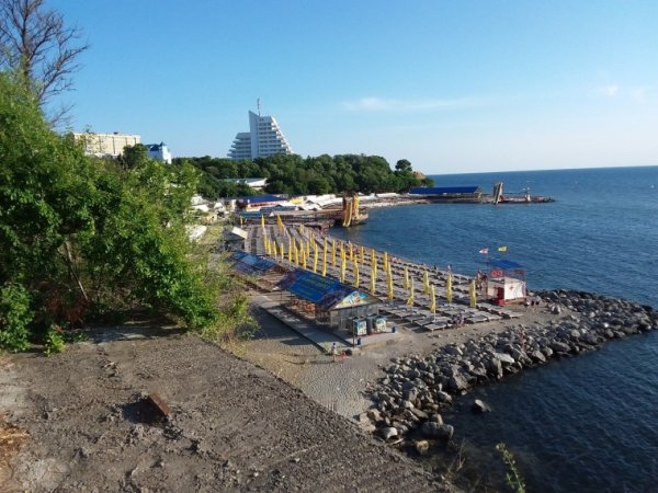 Пляж высокий берег Анапа