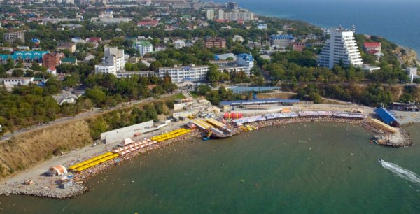 Пляж высокий берег Анапа