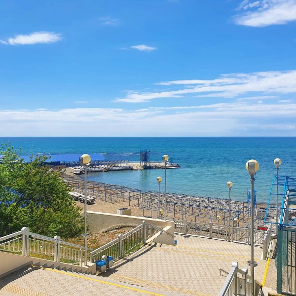 Пляж Анапы пляж высокий берег