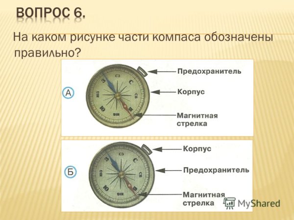 Строение компаса