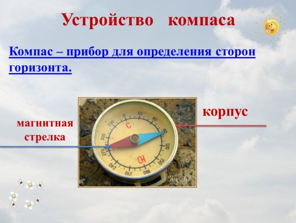 Устройство компаса