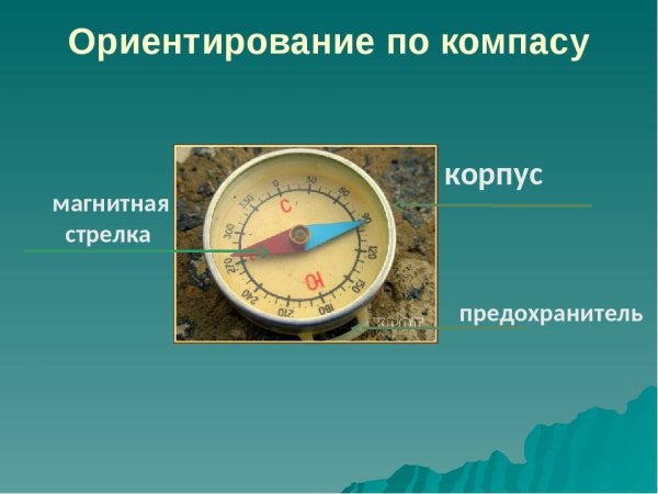 Ориентирование на местности по компасу